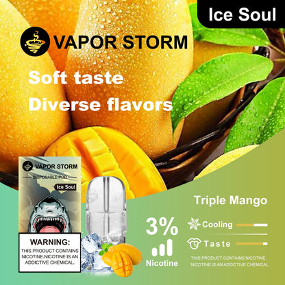 【VAPOR STORM風暴五代煙彈】適配ILIA/RELX五代主機 台灣現貨在售