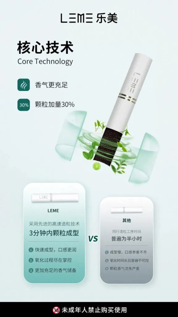 日版LEME樂美加熱煙HNB系列 加熱不燃燒 通用IQOSLL牌&M牌 1條10包 1包20入 台灣現貨在售