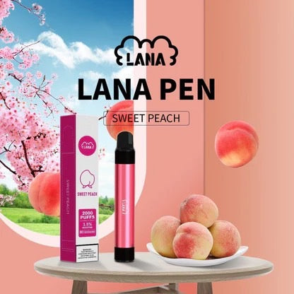 LANA PEN2000口拋棄式 迷你版筆桿形狀一次性電子煙 台灣現貨在售