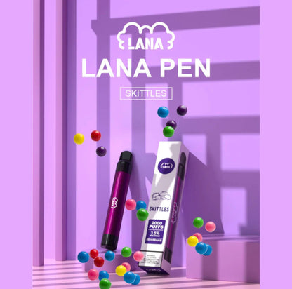 LANA PEN2000口拋棄式 迷你版筆桿形狀一次性電子煙 台灣現貨在售