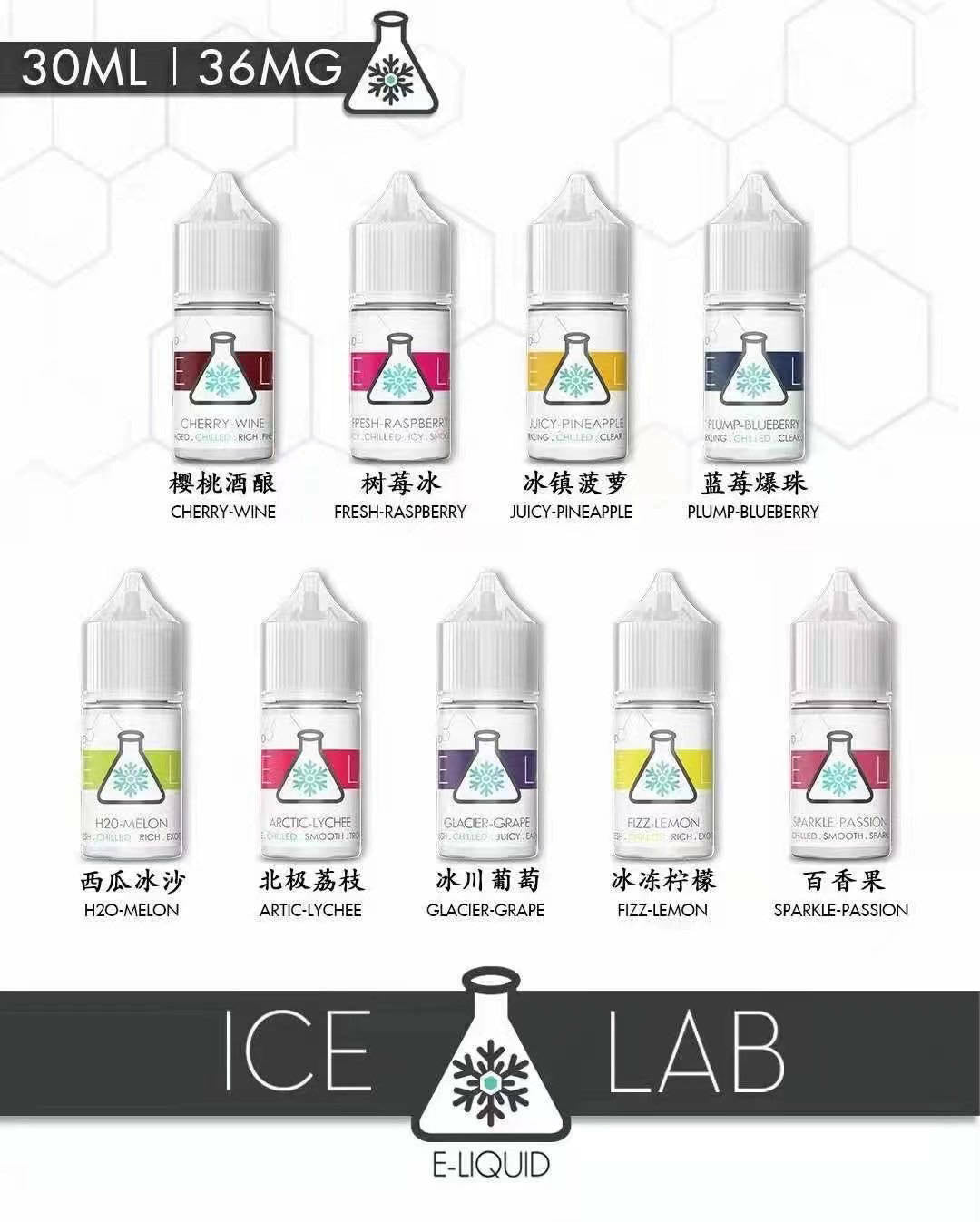 【冰凍實驗室】ICE LAB 電子果汁電子煙油 台灣現貨在售